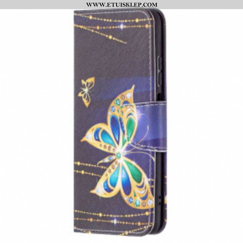 Etui Folio do Poco M5s Magiczny Motyl